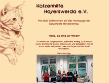 Tablet Screenshot of katzennot.de